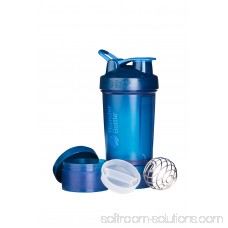 BlenderBottle 22oz ProStak Shaker with 2 Jars, a Wire Whisk BlenderBall and Carrying Loop FC Cyan 567270554